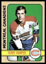 1972-73 Topps Hockey Card Terry Harper Montreal Canadiens #119 EX-MT+