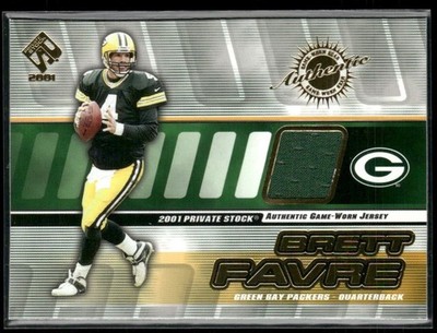 Brett Favre 2001 Private Stock Jersey #60 Green Bay Packers