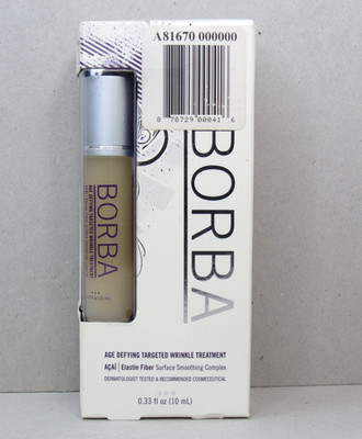 BORBA Age Defying Targeted Wrinkle Treatment Skin Acai Elastin Fiber Box Damage