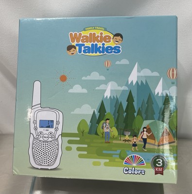 Family Travel Walkie Talkies Set of 3 for Kids & Adults. New Open Box