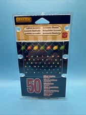 New Lemax 50ct Mini Multi Color Christmas Lights Battery Operated 54387
