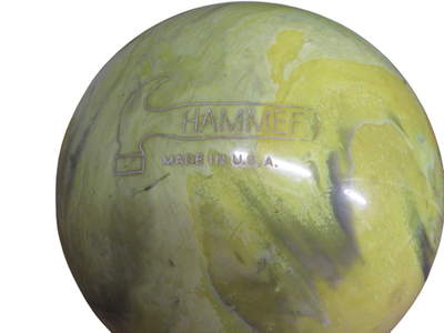 HAMMER よく曲がる14ポンドボ−リング　ボ−ル Hammer Burn Raw Hammer Yellow Swirl Bowling Ball 14 lbs 13 oz | eBay
