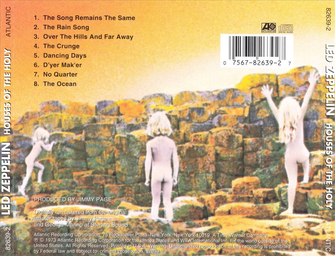 LED ZEPPELIN HOUSES OF THE HOLY NEW CD 75678263927| eBay