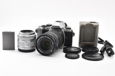 EXC 5 Shutter Count 10641 Olympus OM-D E-M10 Silver Dual Lens 14-42mm 40-150