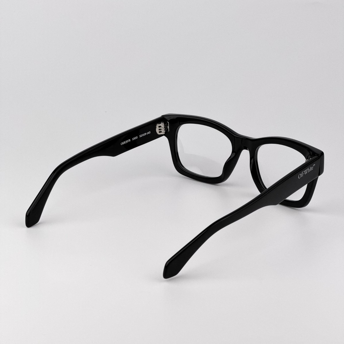Off-White STYLE 78 Women Eyeglasses Black Square OERJ078 STYLE 78 1000 Off-White Men Eyeglasses Black Square OERJ078 STYLE 78 1000  main image 2