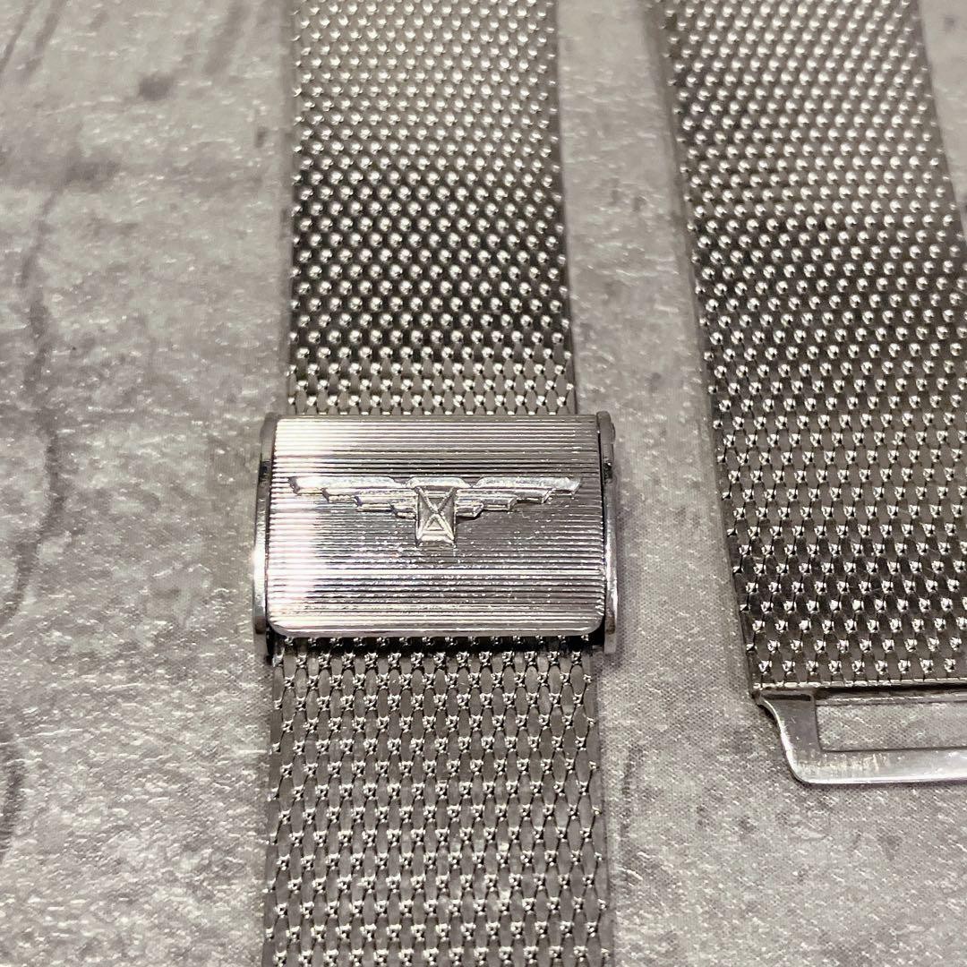 希少 美品 LONGINES ロンジン メッシュ シルバー ベルト 8099