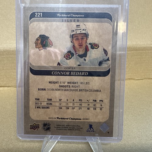 Connor Bedard 2023 - 24 Parkhurst Champions Silver #221 - Bild 2 von 6