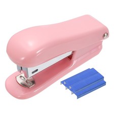 Mini Desktop Staplers with 1000 Standard 26/6 Staples 25 Sheet, Blue
