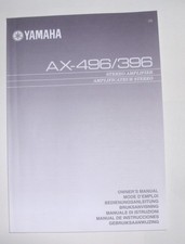 YAMAHA AX-396 BEDIENUNGSANLEITUNG YAMAHA AX-496 BEDIENUNGSANLEITUNG AX-496/396