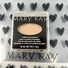 MINOR FLAW MARY KAY ENDLESS PERFORMANCE CREME TO POWDER FOUNDATION CREAM IVORY 4