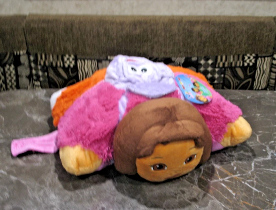 Almohada de felpa Nickelodeon Dora The Explorer Pet 18" nueva con etiquetas Foto 3 de 4