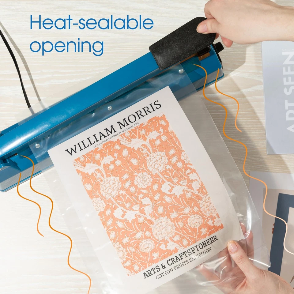 - 6" X 8" Open-End Flat Poly Bags (1000 Count) Heavy Duty 2 Mil Clear Plastic... - Image 4 of 4