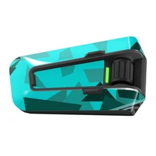 For Cardo Packtalk Edge Device Protection Decal Sticker 1pc Aqua Blocks