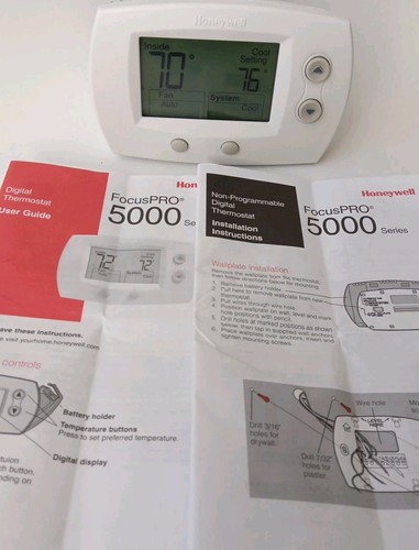 Honeywell Focus PRO 5000 Home TH5320U1001 Non-Programmable Digital Thermostat
