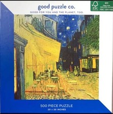 Good Puzzle Co. Van Gogh Terrace At Night 500 Piece Jigsaw Puzzle New