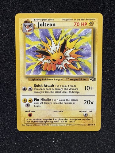 Pokemon Jungle 20/64 Jolteon Non-Holo (LP) 
