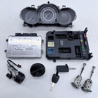 CITROEN C3 MK2 ECU KIT 9676782980 ENGINE CONTROL 73HP 1.4 PETROL KFT 09-13
