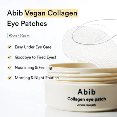 ABIB Collagen Eye Patch Jericho Rose Jelly - 60 eye patches/30 pairs 3.17oz