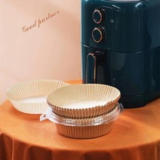 25PCS Disposable Air Fryer Parchment Paper Baking Oil-proof Liner Non-Stick Mat