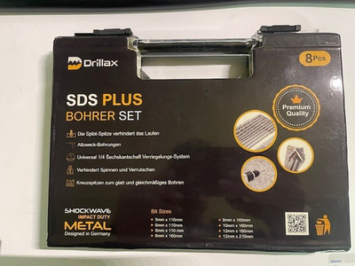 SDS-Plus Bohrer-Set 8-teilig Ø 5-12 mm NEU! TOPPREIS!