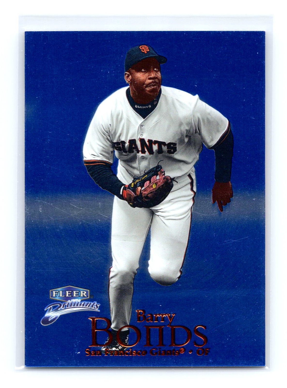 1999 Fleer Brilliants #25B Barry Bonds Blue
