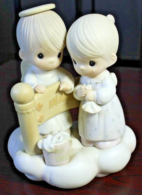 Vtg Precious Moments ''No Tears Past The Gates'' 1986 Retired 101826