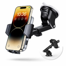 Car Phone Holder Dashboard Windshield Phone Mount Universal for iPhone Samsung