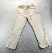 Air Jordan Cactus Jack Pants Mens L Tan Travis Scott Twill Drawstring Chinos
