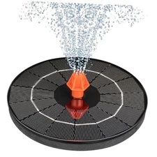 3.5W Solar Fountain, Upgrade Solar Water Fountain Pump Outdoor,Solar Bird Bath 