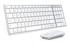 Seenda Wireless Bluetooth Keyboard Mouse Mac Multi-Device Rechargeable SKM64-2