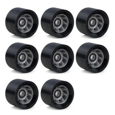 8 Pack 58mmx39mm Roller Skate Wheels 90A 92A Quad Skate Wheels with Bearings