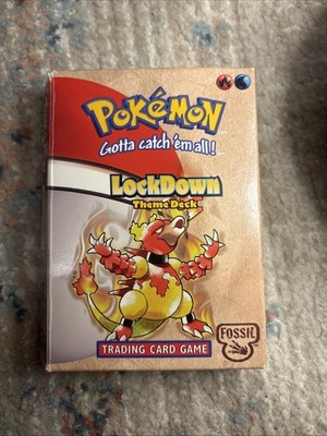 Vintage 1999/2000 Pokemon Lockdown Theme Deck Box EMPTY/NO CARDS
