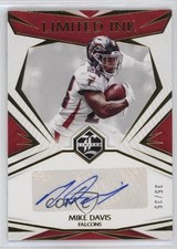 2021 Panini Limited Limited INK /35 Mike Davis #LI-MD Auto 0u4d