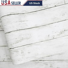 Peel Stick Wood Wallpaper Self Adhesive PVC Easy Install Multi Purpose Decor New