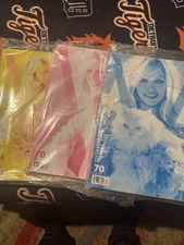 Britney Spears  SEALED V MagAZINES All 3 Colors Blue Pink Yellow SEALED