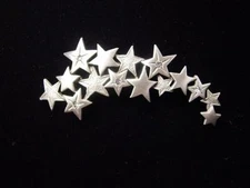 "JJ" Jonette Jewelry Silver Pewter 'Shooting STARS with Jewels' Pin