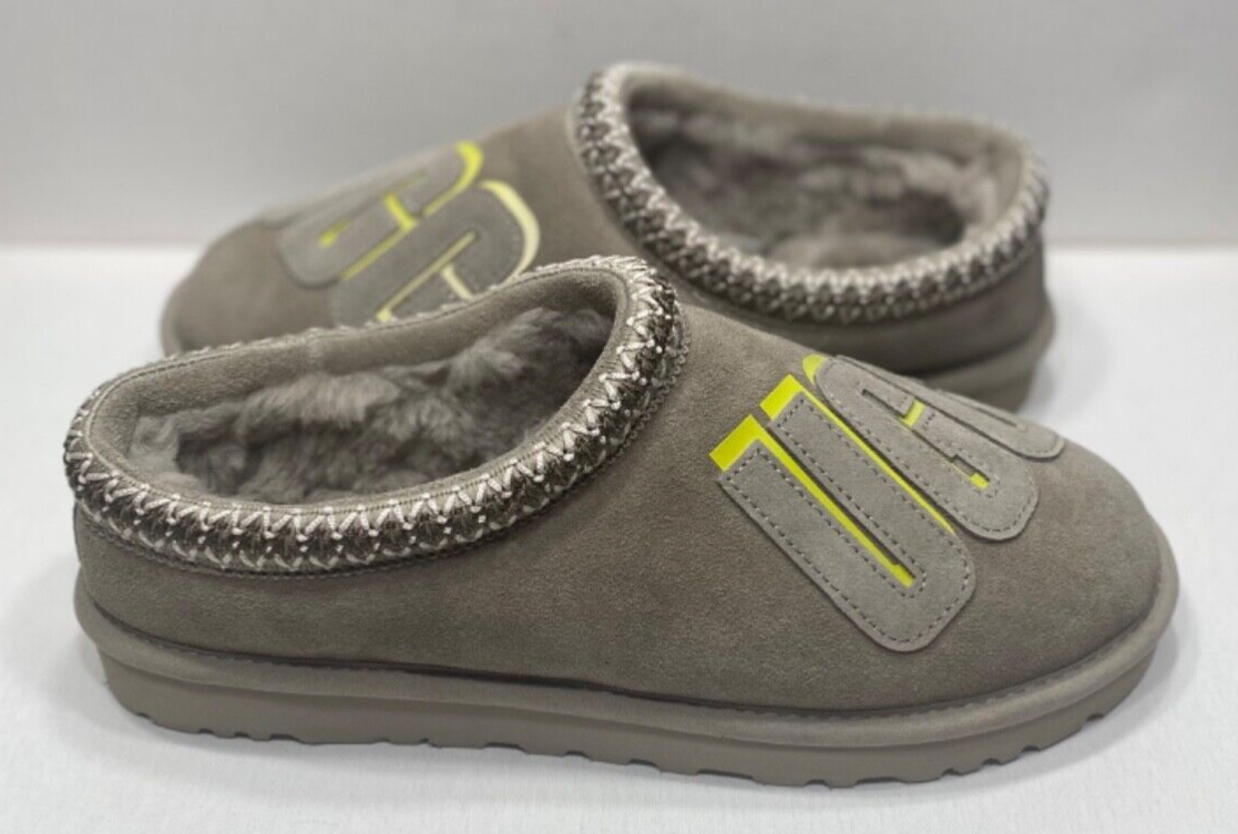 New MEN'S PUMICE UGG TASMAN 3D GRAPHIC SHADOW SUEDE SLIPPERS Size 9 eBay