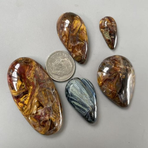 Natural Freeform Chatoyant Pietersite Cabochon/Chinese Petersite Cab d4201 - Imagen 2 de 6