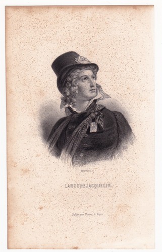 Portrait Henri de La Rochejaquelein Guerre de Vendée Révolution Française 1839 - Picture 2 of 9