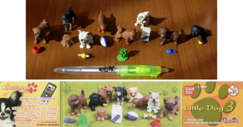 SET 8 Mini Figure LITTLE DOGS Cani SPECIES PART 3 Gasha FIGURES Bandai NEW MINT - 第 1/1 張圖片