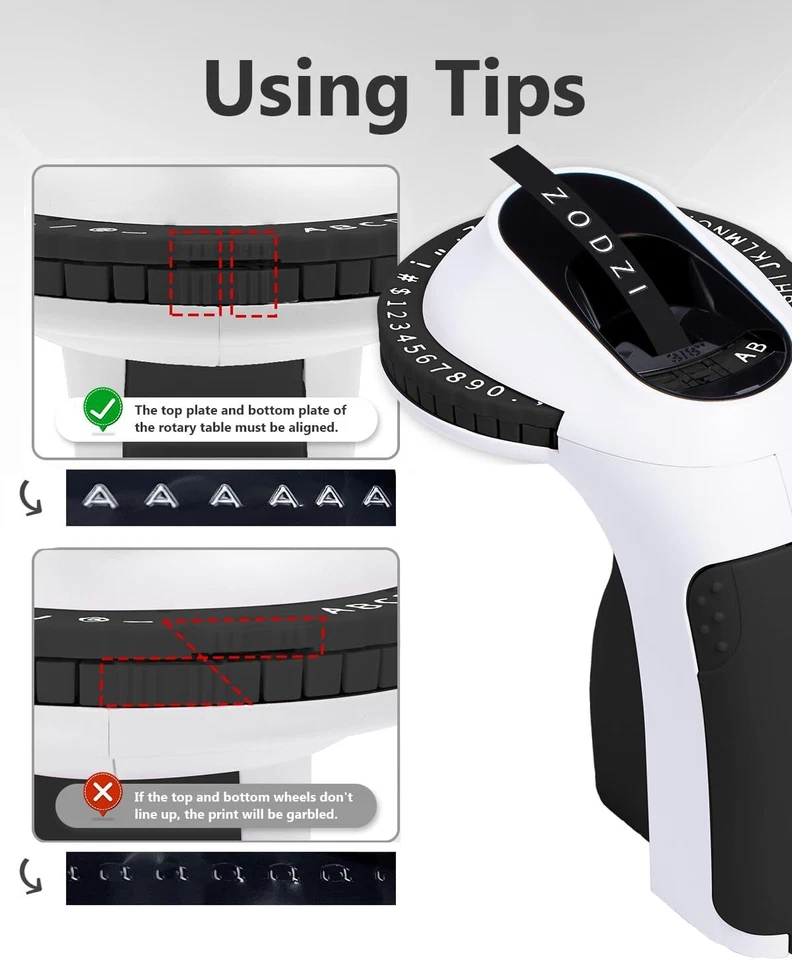 Embossing Label Maker Machine with 3 Rolls Emboss Tapes for Home DIY Crafting - Image 2 of 4