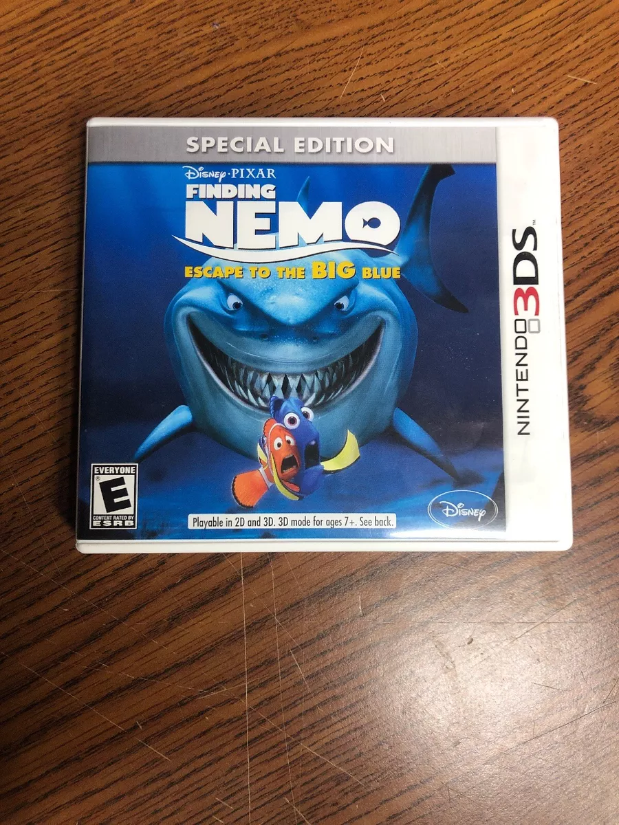 Finding Nemo Escape to the BIG Blue Special Edition Nintendo 3DS Complete