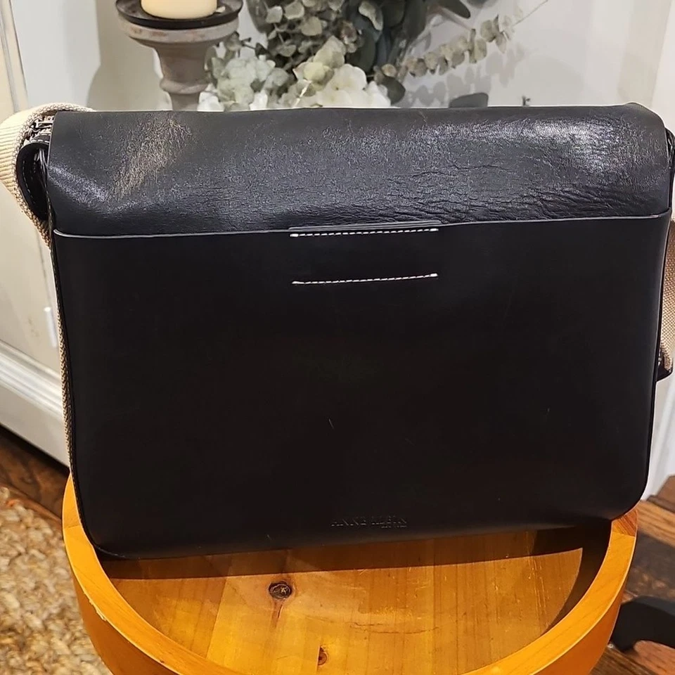Bolso Mensajero ANNE KLEIN Cierre con Solapa Raro De Colección Foto 2 de 4