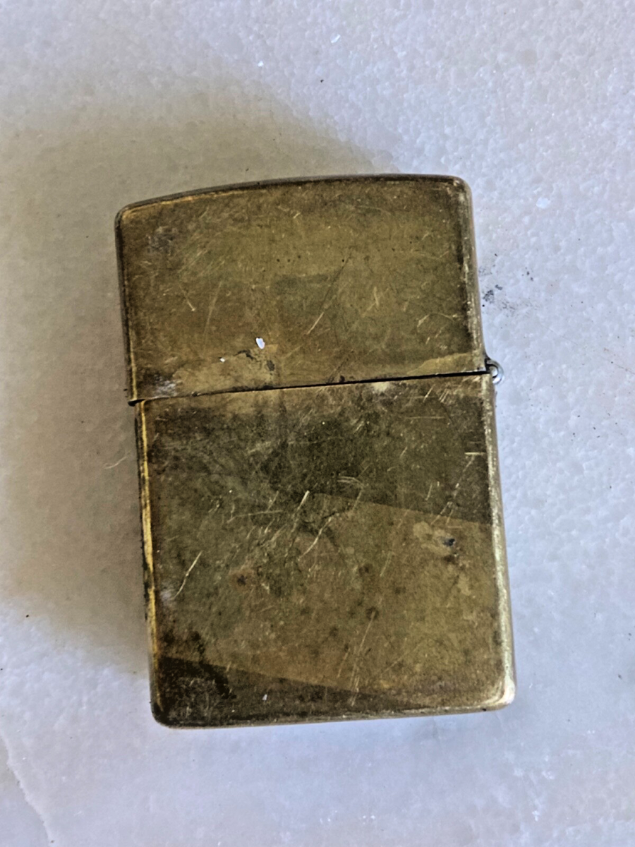 SOLID Brass ZIPPO LIGHTER F VIII USA VINTAGE BRADFORD, PA VTG | eBay