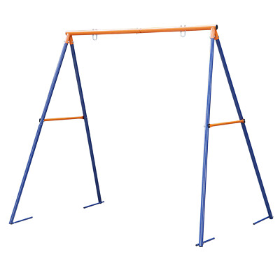 Metal A Frame Full Steel Swing Stand Hold up to 440 lbs with Ground Stakes