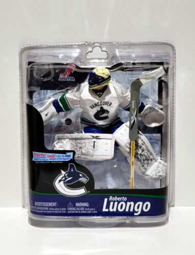 Roberto Luongo McFarlane Vancouver Canucks White Jersey Series 28 - Picture 1 of 4