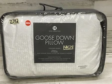 Hotel Collection European Goose Down Queen Bed Pillow Soft Support New