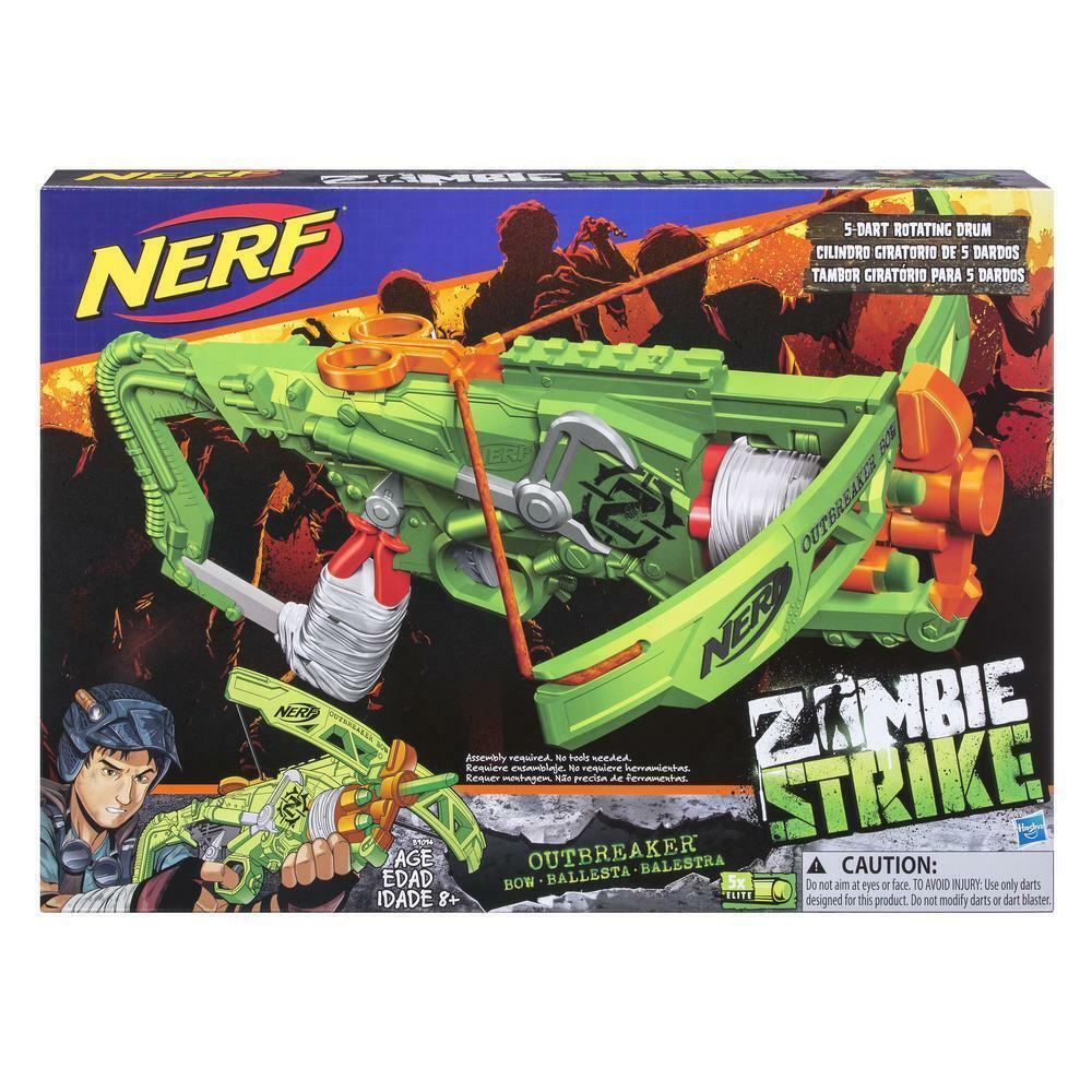 nerf zombie outbreaker bow