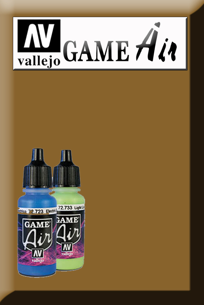 Game Air Primer Leather Brown 70626 Acrylic Paint VALLEJO