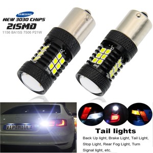 P21w 1156 7506 S25 Led Backup Lights Replacement 6000k Cool White Reverse Bulbs Ebay
